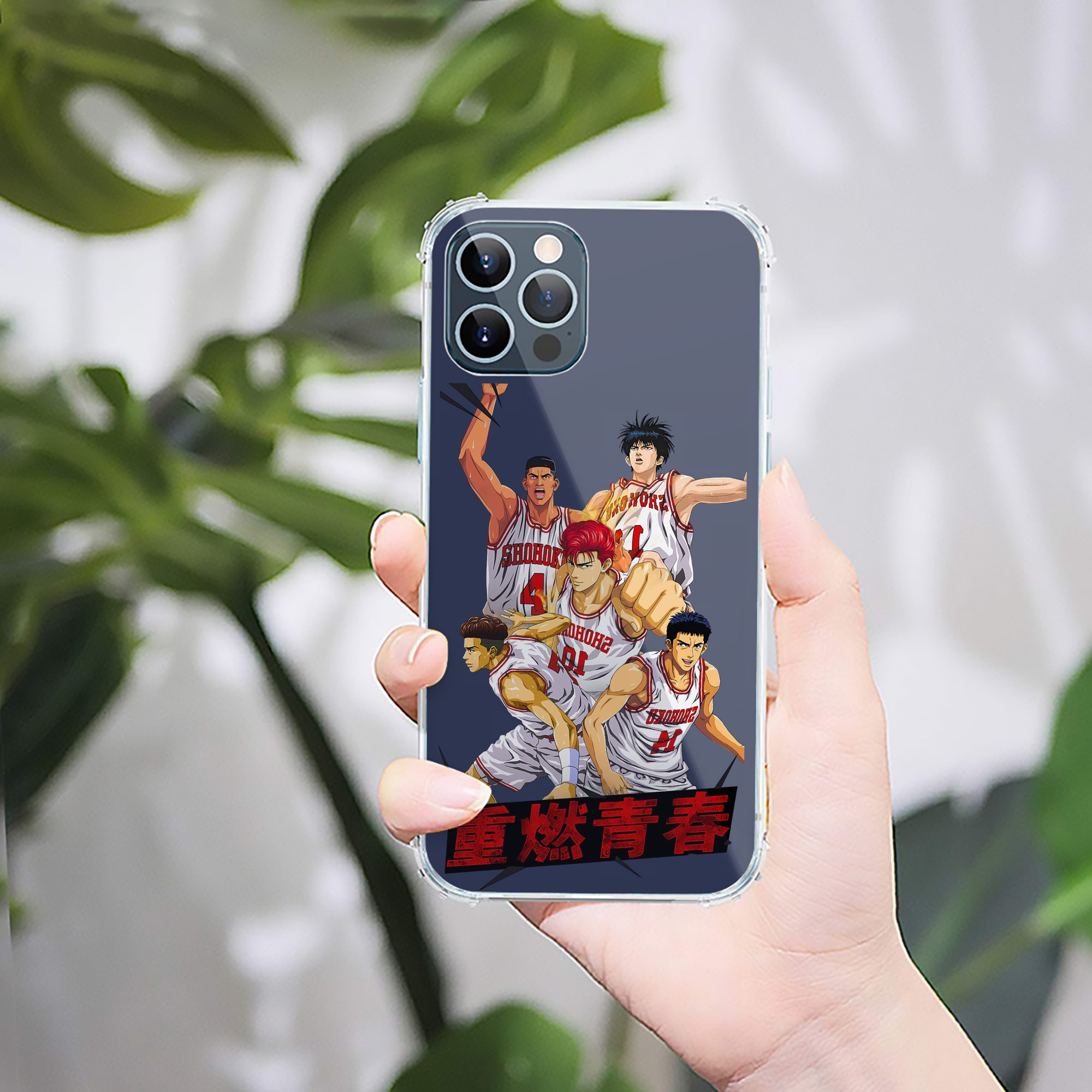 （画像用） SLAM DUNK／スラムダンク 【iPhone 12シリーズ対応】透明スマホケース（クリアソフトケース）